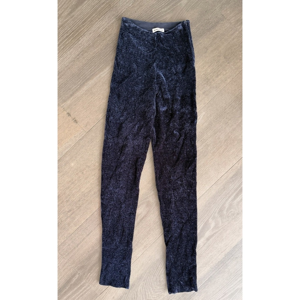 Jil Sander Navy Blue Chenille Pants